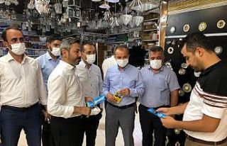 AK Parti yönetimi kent merkezinde yapılan hizmetleri...