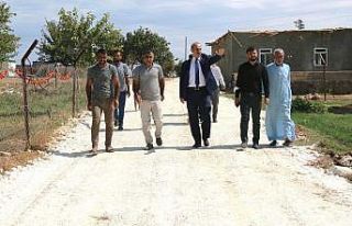 Akçakale’de kış öncesi kırsalda yol atağı