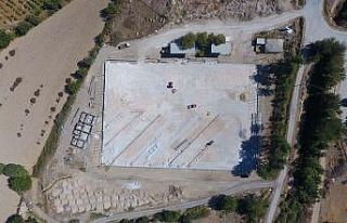 Akköy Stadında çalışmalar devam ediyor