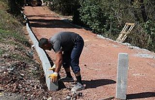 Akmeşe Sultaniye’ye parke yol