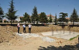 Akşehir’deki 9 okulun yeni binalarının inşaatı...