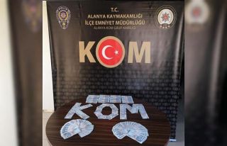 Alanya’da sahte para operasyonu