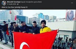 ’Allah’ım Sen bize şehitlik nasip et’ diye...