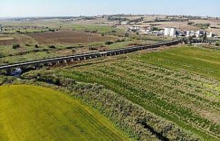 Altı asırlık köprüde restorasyon çalışmaları...