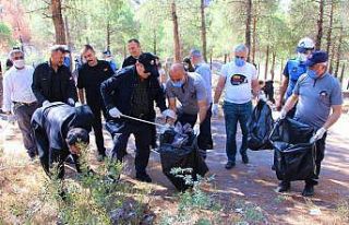 Amasya Belediyesi çalışanlarından ’Dünya Temizlik...