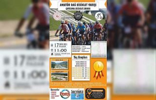 Amatör dağ bisikleti yarışması düzenleniyor