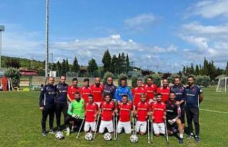 Ampute Milli Futbol Takımı şampiyona yolunda