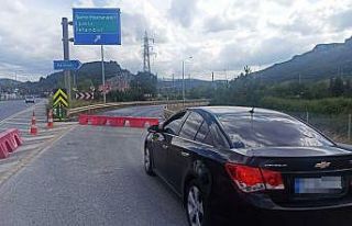 Ankara-İzmir Çevre Otoyolu çalışmalar sebebiyle...