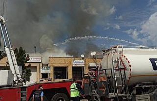 Ankara Organize Sanayi Bölgesinde yangın