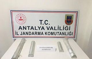 Antalya’da jandarmadan zenginleştirilmiş saf alüminyum...