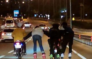 Antalya’da trafikte ‘pes’ dedirten tehlike dolu...