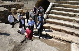 Antik kentte oturma alanları ortaya çıktı