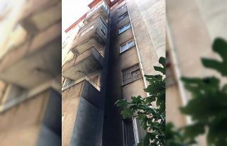 Apartmanın yakıt kazanı alev aldı