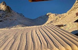 Artvin’in yüksek kesimlerinde kar yağışı devam...