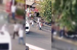 Asansör tartışmasında silahla yaralama anının...