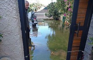 Asfalt bomba gibi patladı; minibüs çukura düştü,...