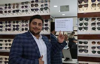 Aşı olana gözlük indirimli