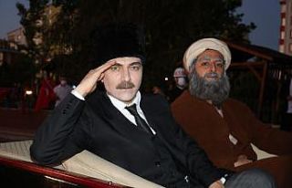 Atatürk’ün Sivas’a gelişi temsili olarak canlandırıldı