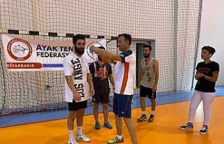 Ayak tenisi bölge yarışmaları Diyarbakır’da...