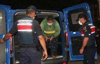 Baba katili kadın tutuklandı