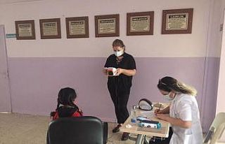 Babaeski’de ilkokul öğrencilerine göz taraması...