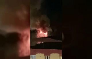 Baca yangını an ve an kameralara yansıdı