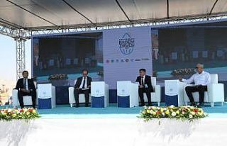 Badem zirvesi Karakuş Ören yerinde gerçekleştirildi