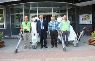 Bafra temizliğine iki yeni araç