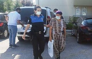 Bafra’da girdiği daireden 10 bin lira çalan kadın...