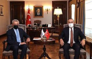 Bakan Çavuşoğlu, BM Mülteciler Yüksek Komiseri...