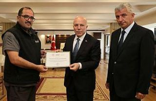 Bakan Soylu’dan Büyükşehir’e teşekkür belgesi