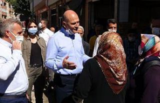 Bakan Soylu’dan selzede kadına: "Cumhurbaşkanı...