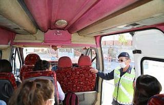 Başkale’de okul servisleri denetlendi