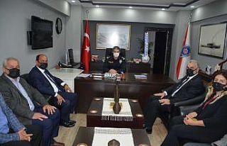 Başkan Demirtaş, göreve yeni gelen yöneticilerle...