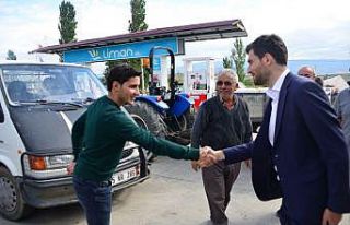 Başkan Karagöl çiftçileri ziyaret etti