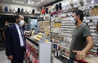 Başkan Şerifoğulları esnafla bir araya geldi