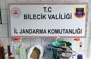 Bilecik’te 12 bin 350 litre kaçak alkol ele geçirildi