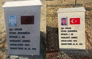 Bingöl’de 33 şehidin anıt mezarında fotoğraflar...