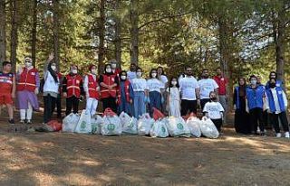Bingöl’de gönüllüler çevre temizliği yaptı