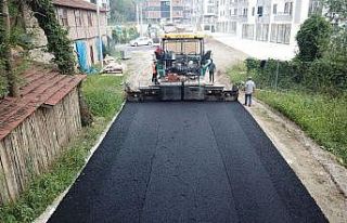 Bir haftada 5 bin ton asfalt döküldü