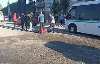 Bisikleti ile okula giden lise öğrencisine araç...