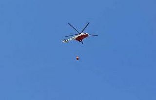 Bursa’daki yangın havadan destekle söndürüldü