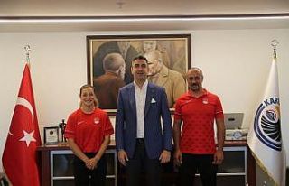 Buse Naz Çakıroğlu’ndan, Başkan Gökhan Yüksel’e...