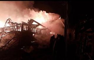 Çamlıdere’de metruk evde çıkan yangın 7 evi...