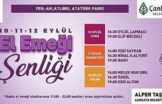 Çankaya’daki “El Emeği Şenliği” 10 Eylül’de...