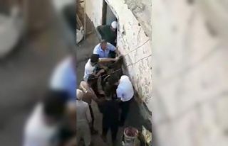 Çarşaflı erkek hırsız damda uyuyakalınca yakayı...