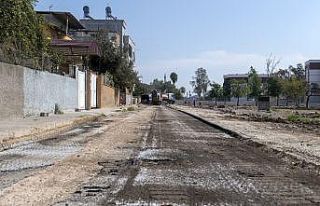 Çay Mahallesi’nde asfalt çalışması başladı