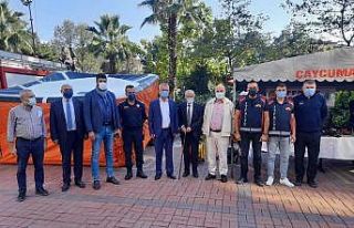 Çaycuma sokakları itfaiye sirenleri ile yankılandı