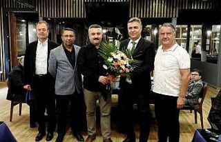 Çeşme Emniyet Müdürü Gürcan Alev’e veda yemeği