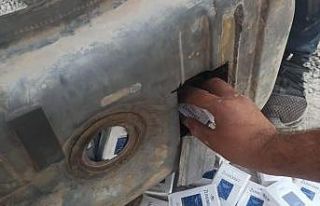 Ceylanpınar’da kaçak cep telefonu ve sigara ele...